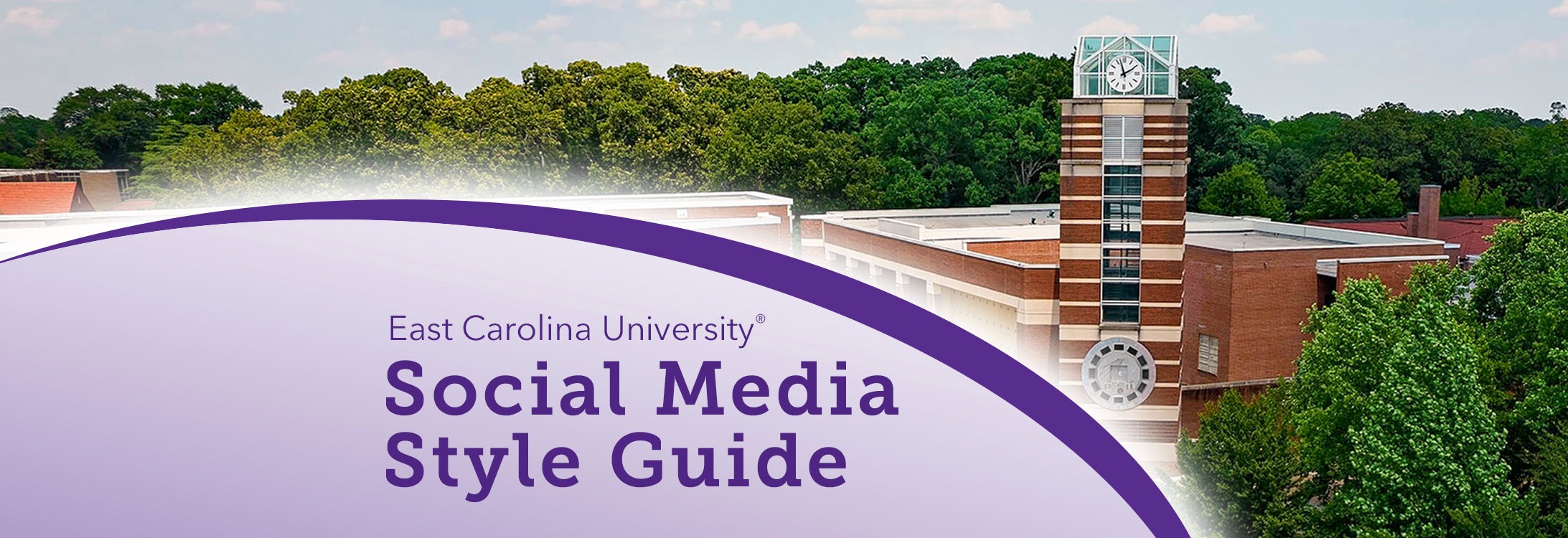 East Carolina University Social Media Style Guide